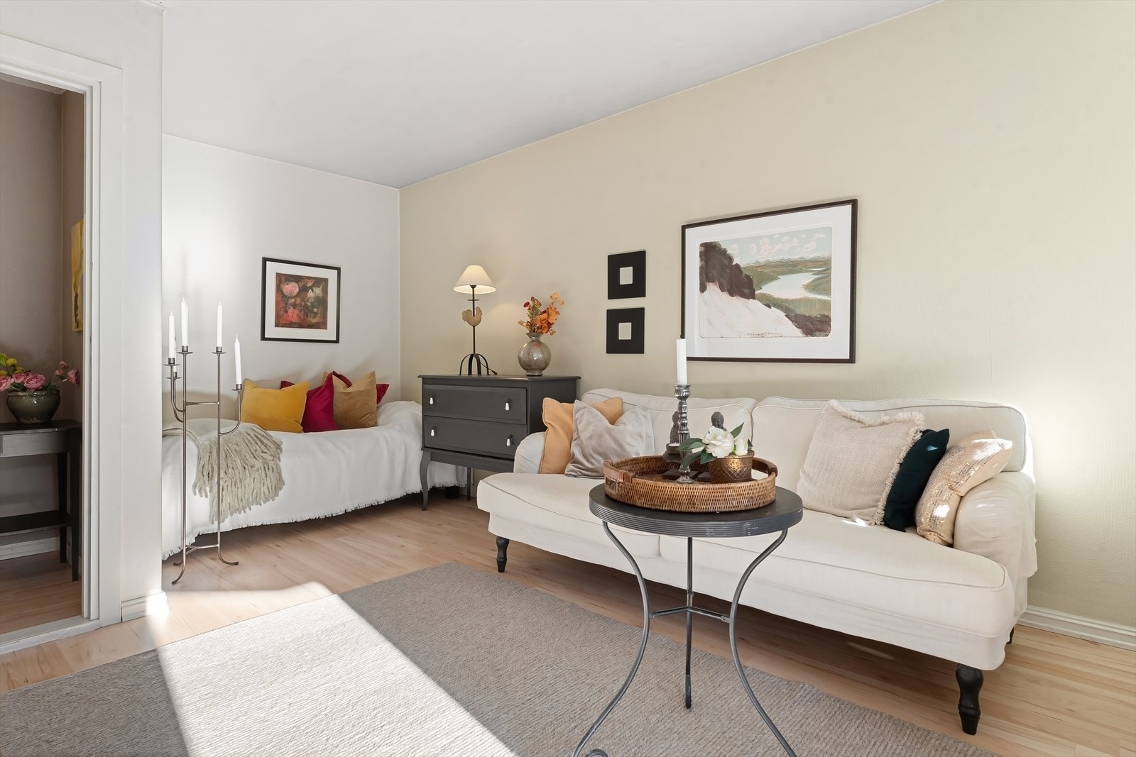 Her kan man fint lage en alkove Galleribilde