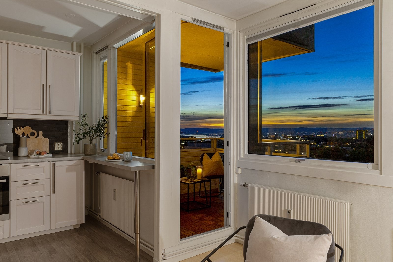 A-konto varme inkludert i fellesutgifter. Galleribilde