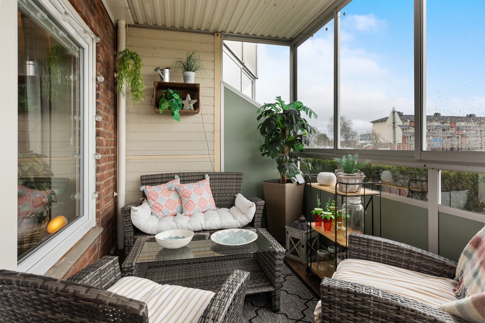 Innglassingen kan skyves til siden på de gode og varme dagene. Galleribilde