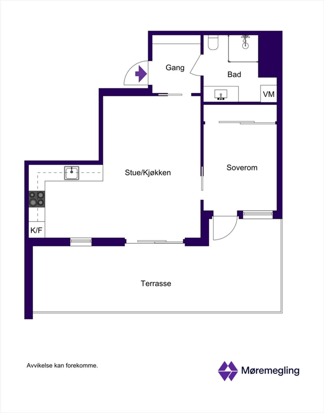 Plantegning 2D Galleribilde