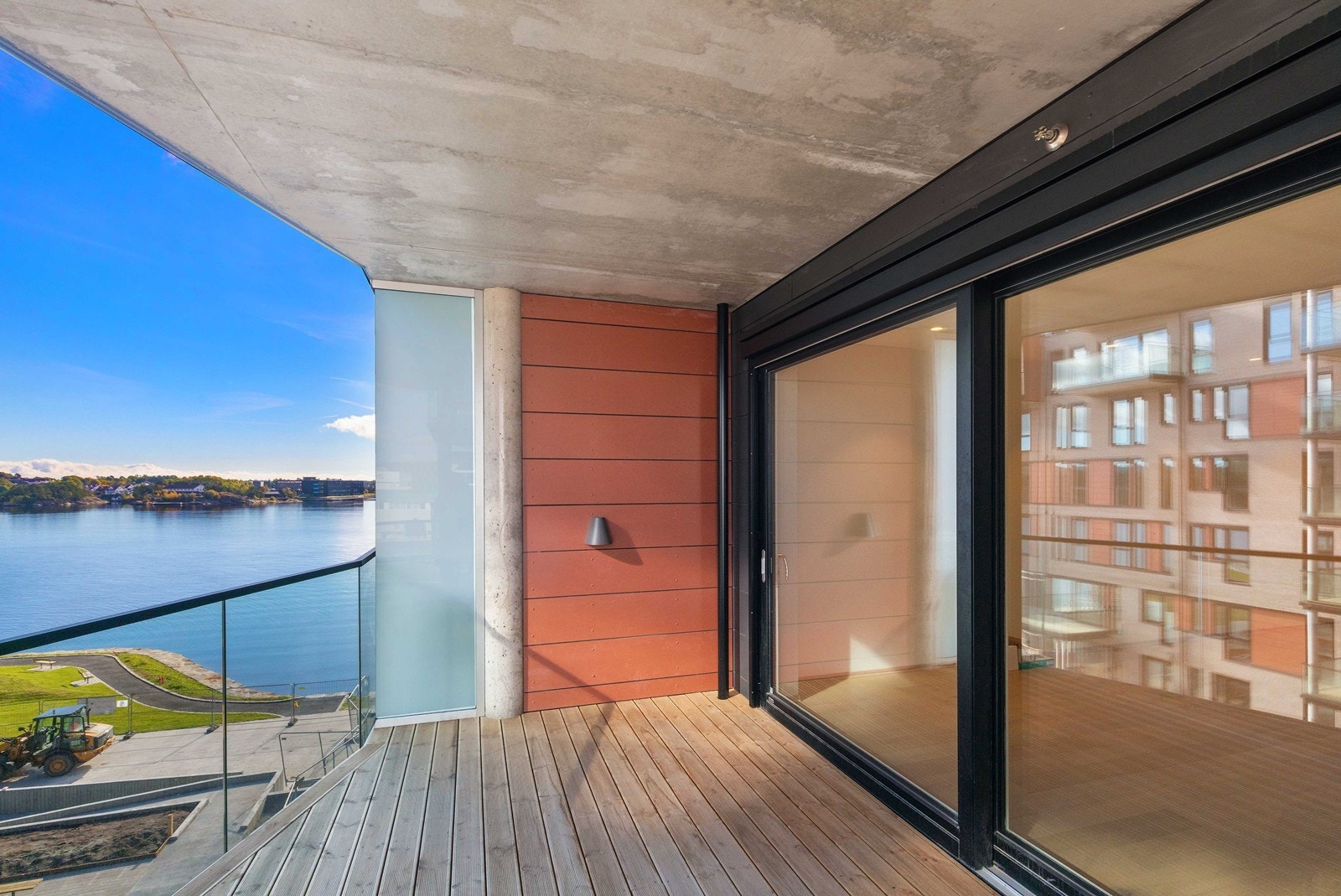 Balkong ved stue. Galleribilde