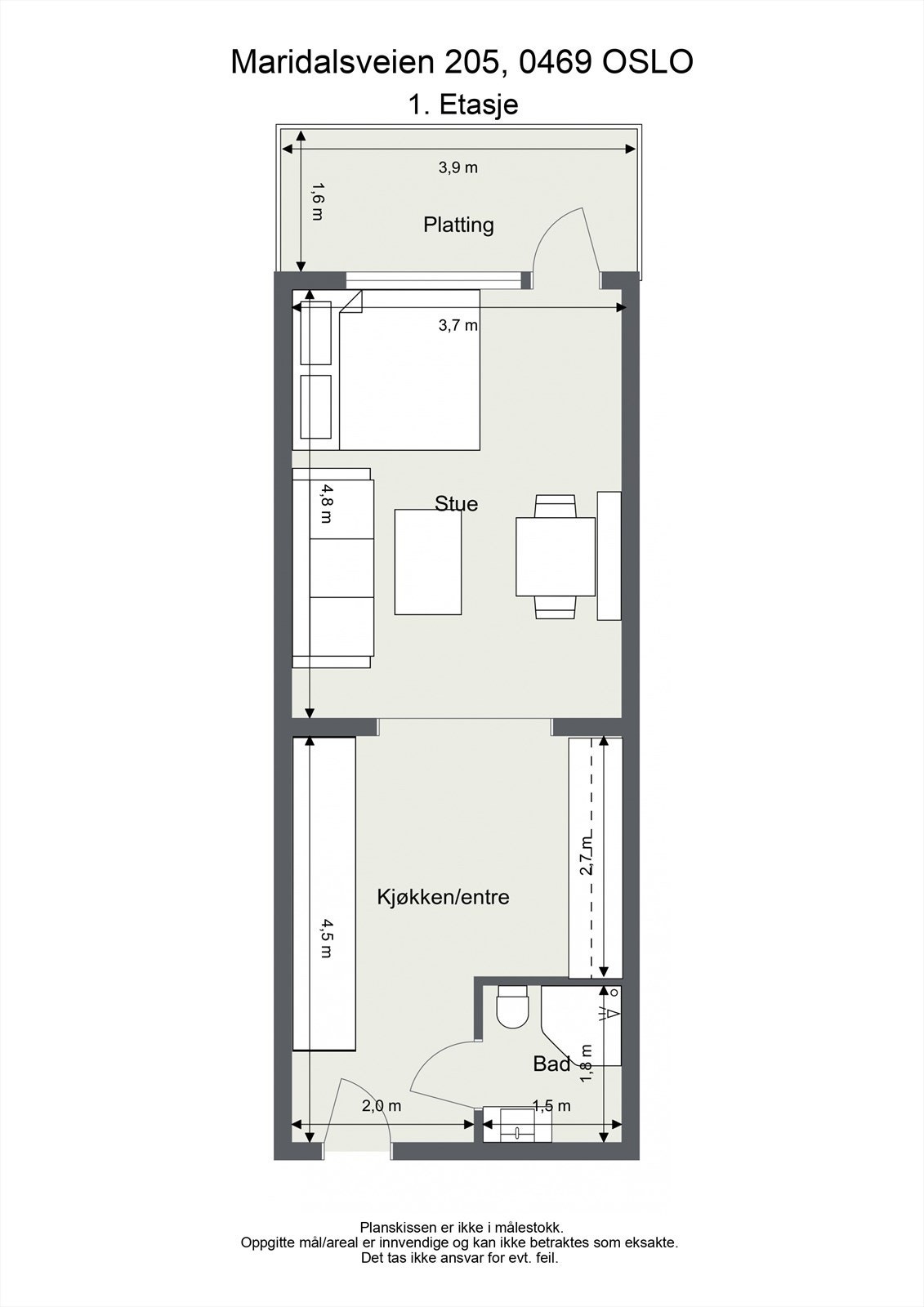 Planskisse Galleribilde