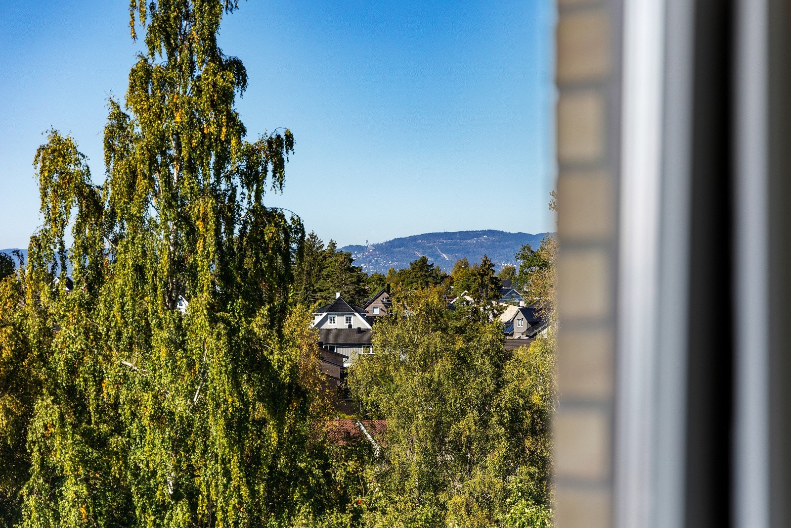 Hyggelig utsikt fra soverom 2. Galleribilde