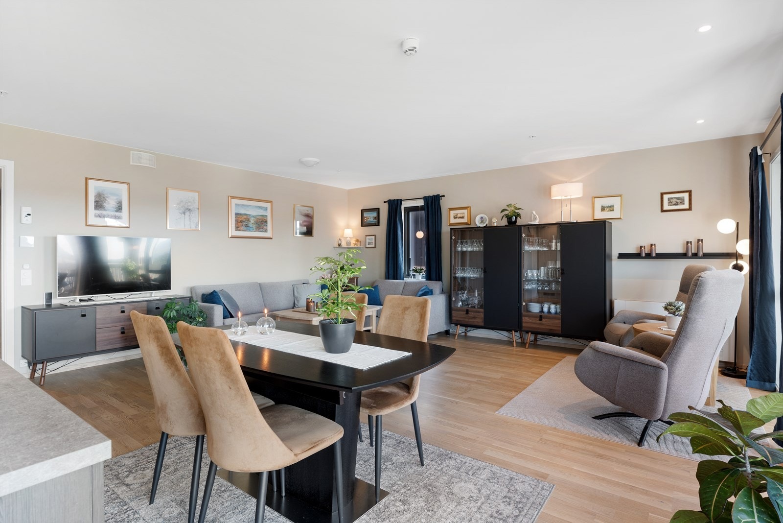 Stor stue med gode møbleringsmuligheter Galleribilde