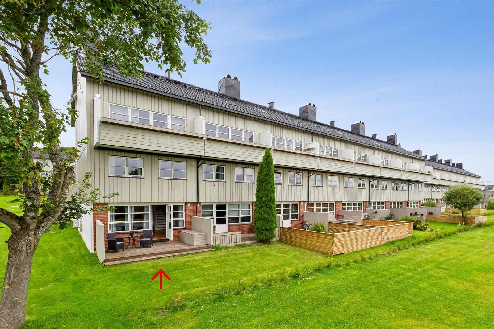 Velkommen til Nedre Flatåsveg 282 - en fin b/l-leilighet med endebeliggenhet Galleribilde