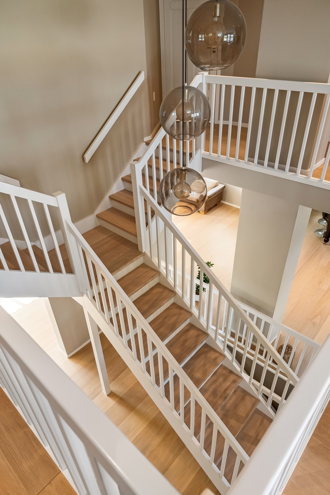 Trappen sett ovenfra. Galleribilde