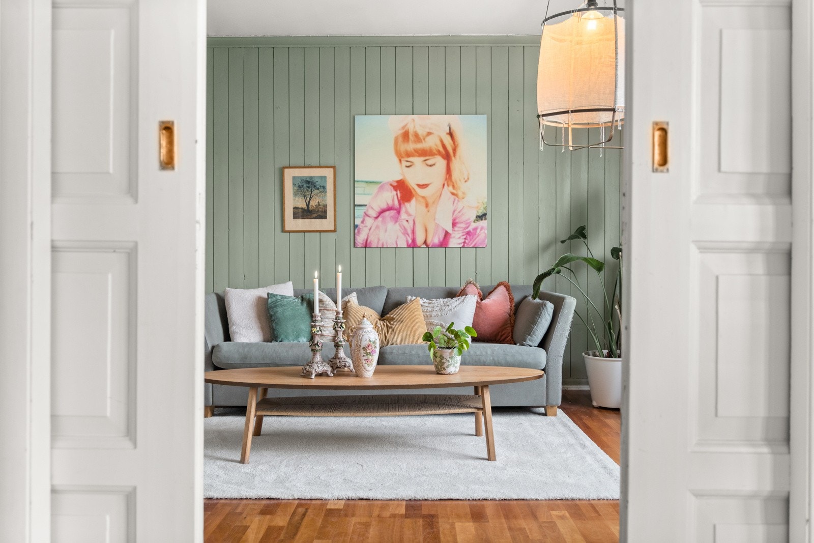 Disse tre stuene gir et autentisk og sjarmerende preg Galleribilde