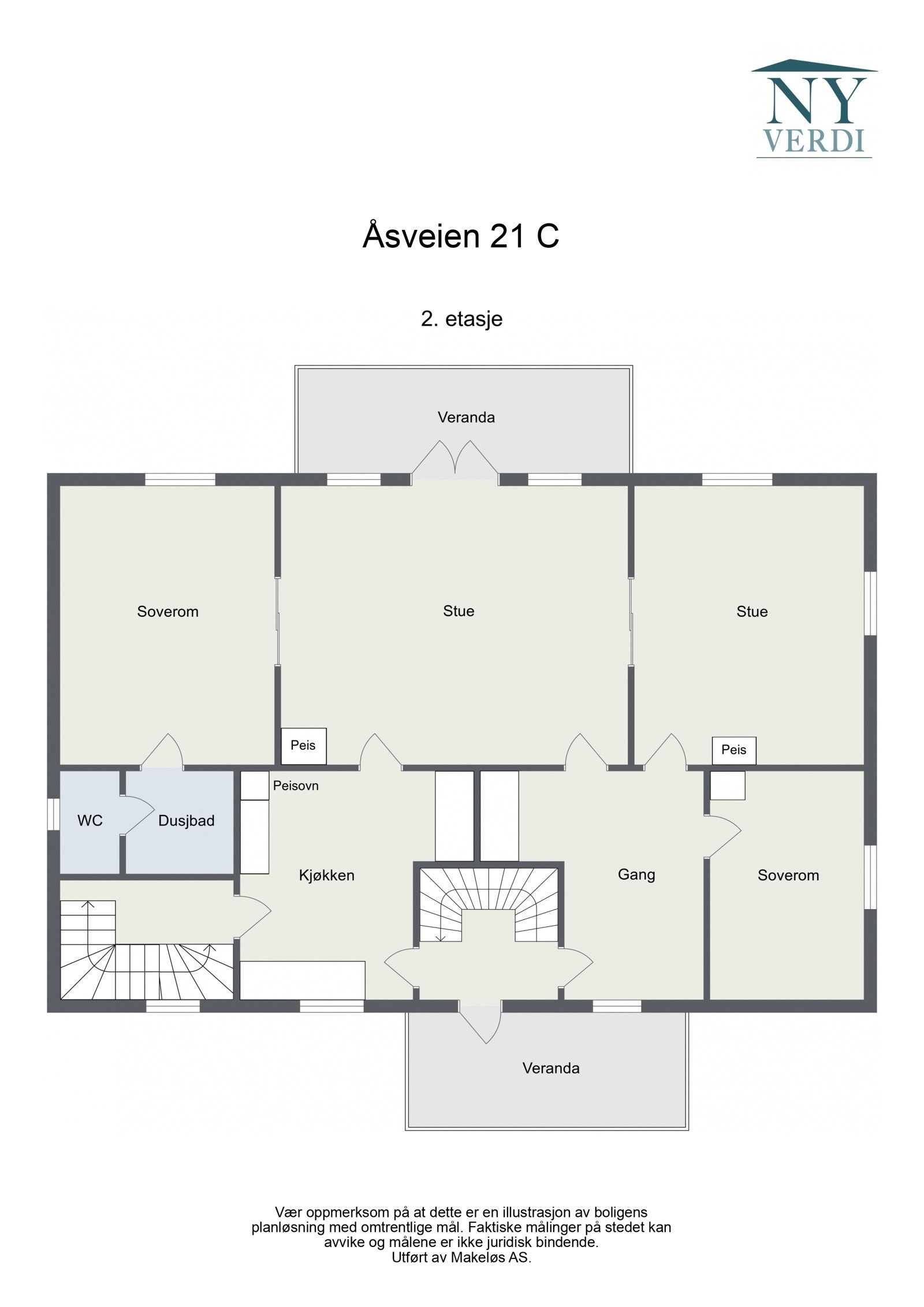 Planteging 2.etasje Galleribilde