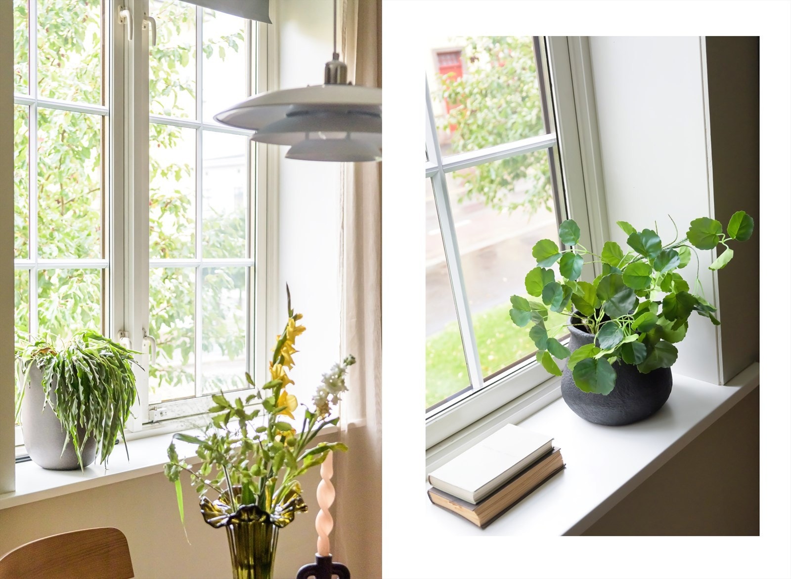 Store vindusflater sørger for rikelig med lysinnslipp. Galleribilde