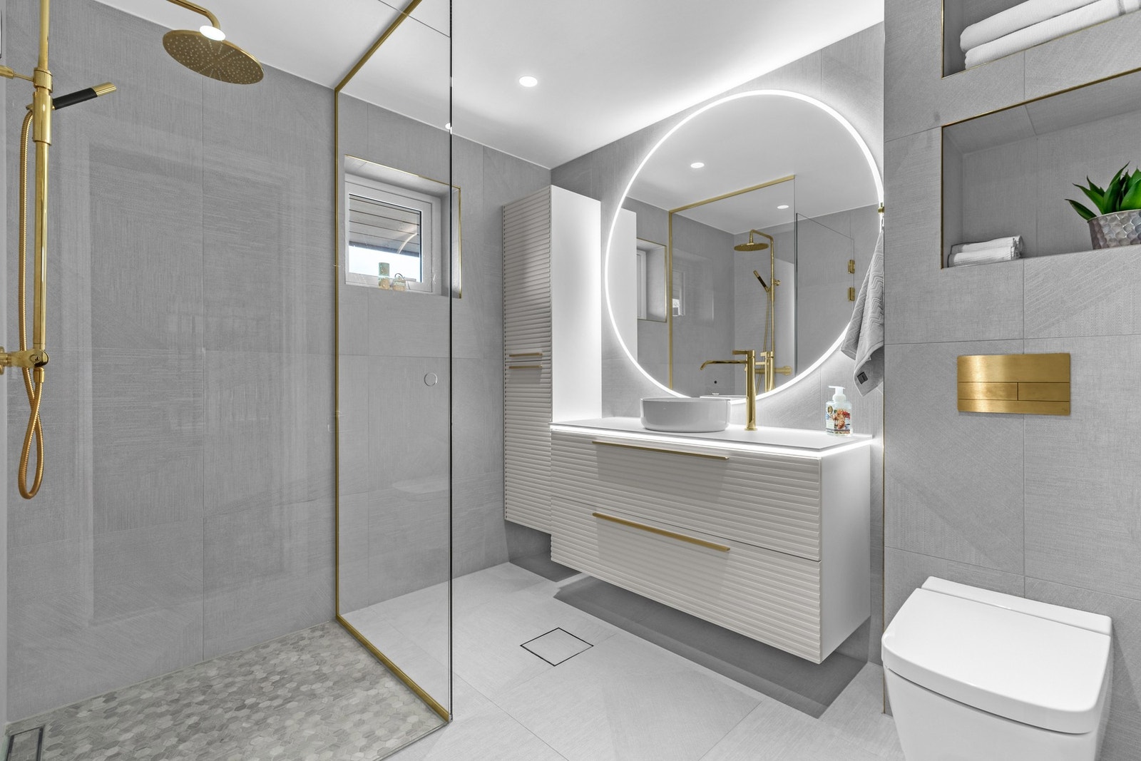 Her er det fint å starte dagen med en varm dusj Galleribilde