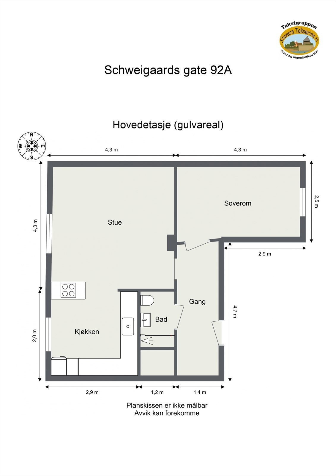 Plantegning. Galleribilde