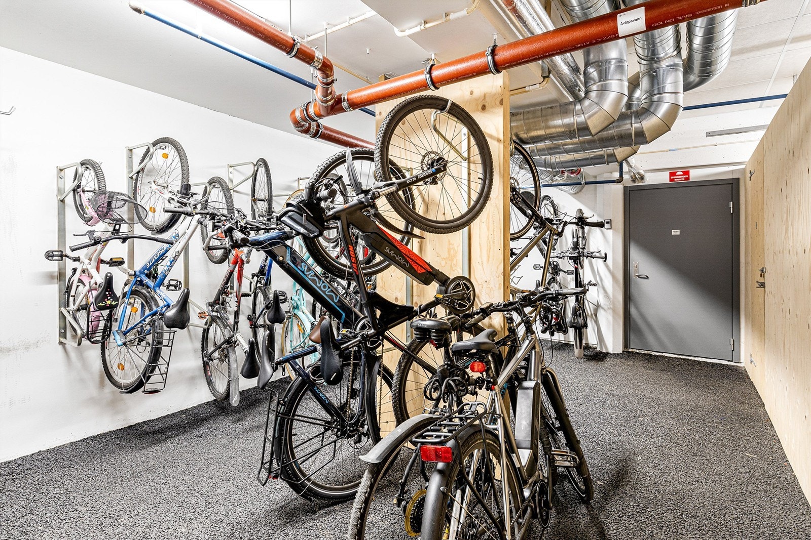 Tilgang til felles sykkelbod Galleribilde
