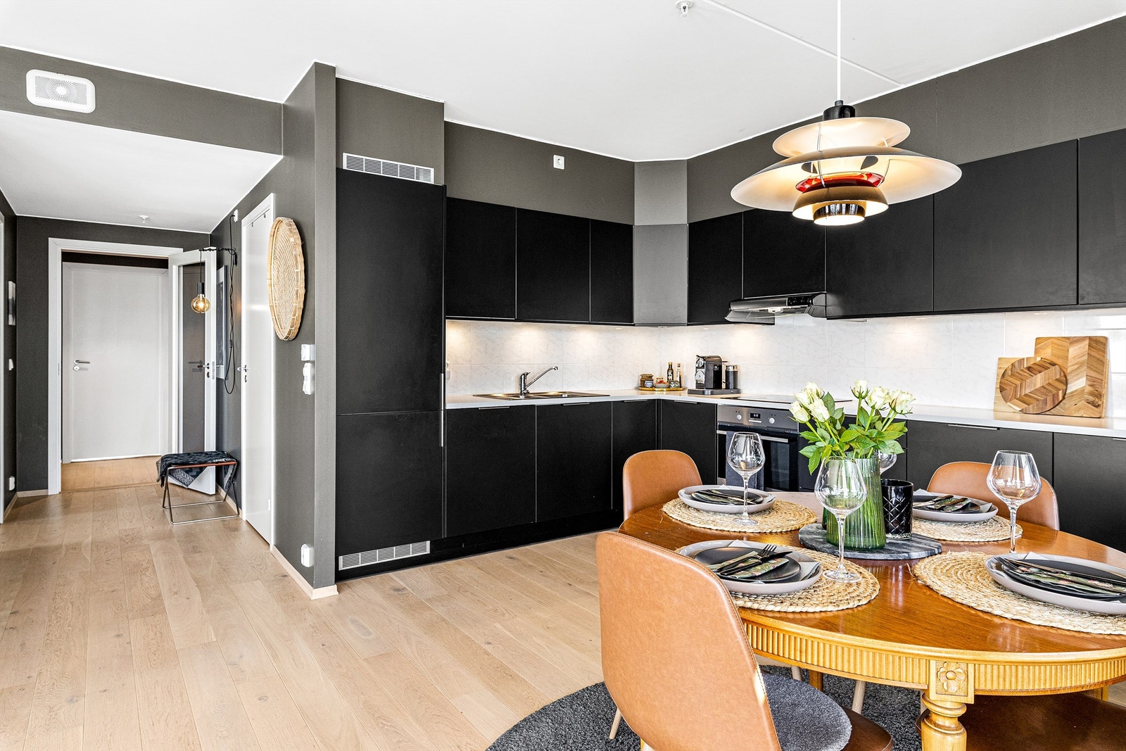 Balansert ventilasjonsanlegg i leiligheten Galleribilde