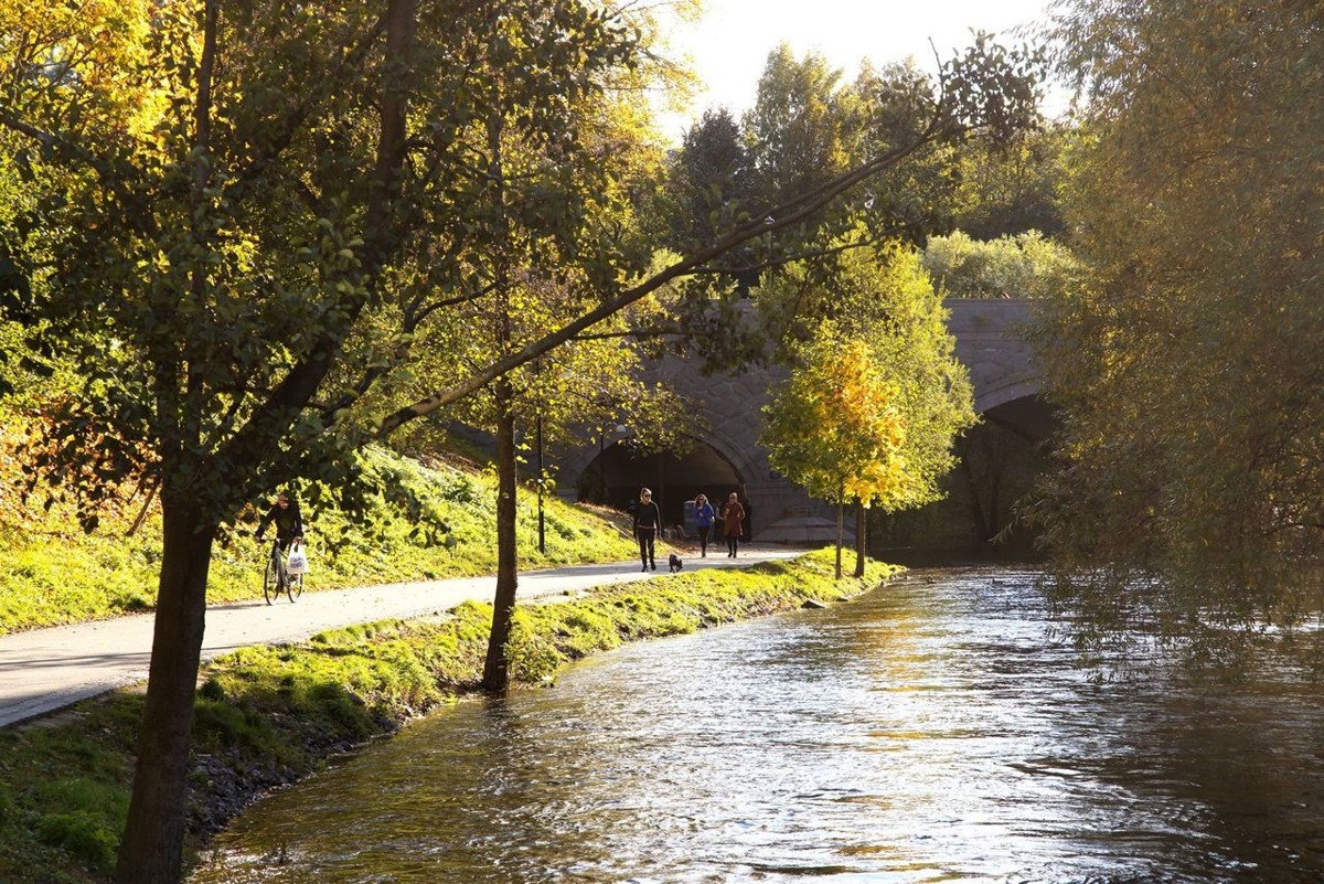Like i nærheten finner man Akerselva, et flott rekreasjonsområde sommer som vinter. Galleribilde