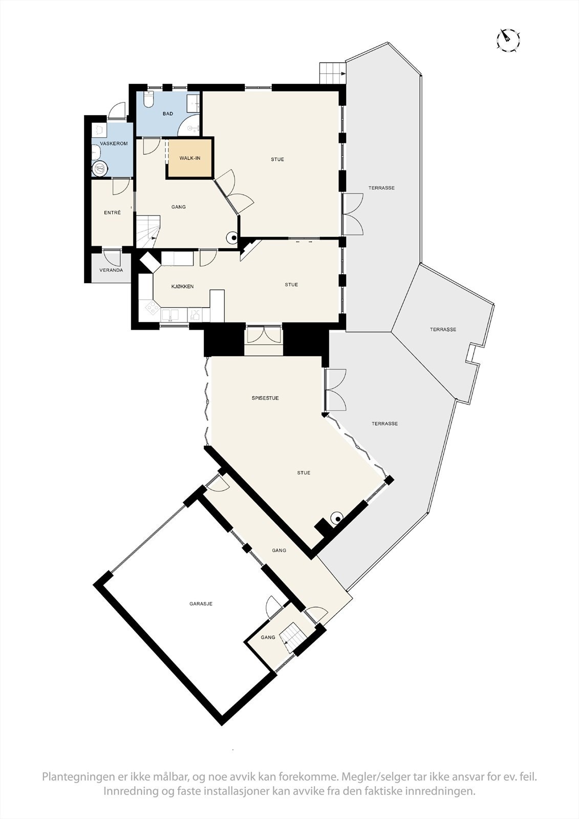 Plantegning Galleribilde