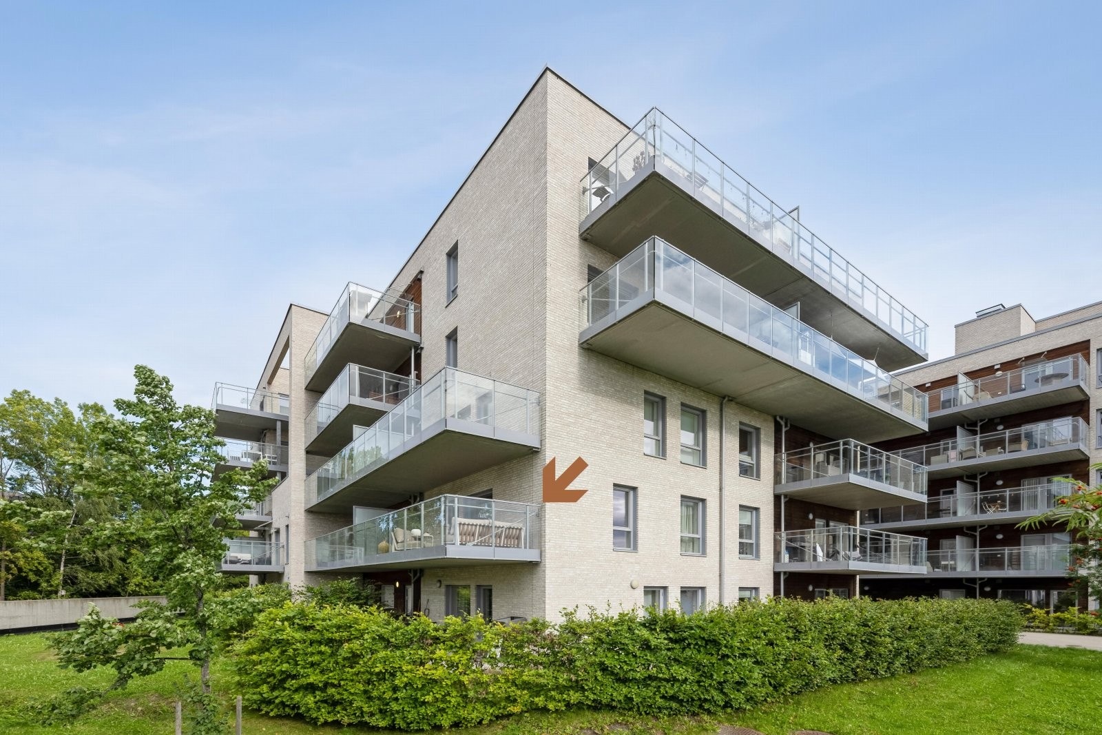 Leiligheten har en god intern plassering på hjørnet i 2. etasje Galleribilde