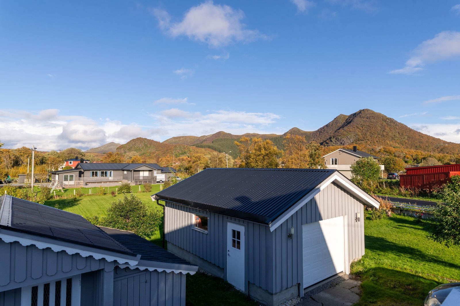 Utsikten fra terrassen. Galleribilde