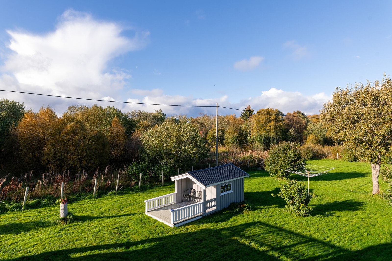 Utsikten fra terrassen. Galleribilde