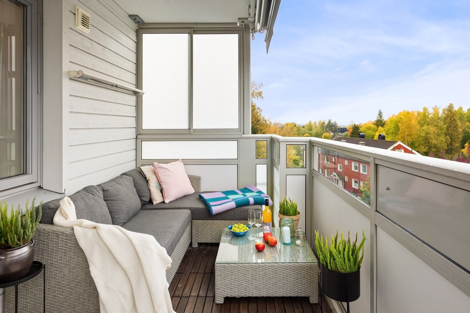 Balkong på ca 7,4 kvm Galleribilde