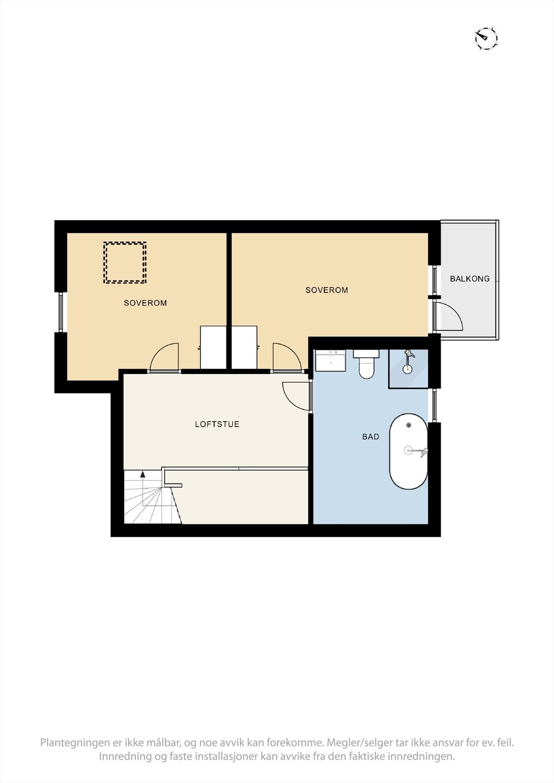 Plantegning 3.etg Galleribilde