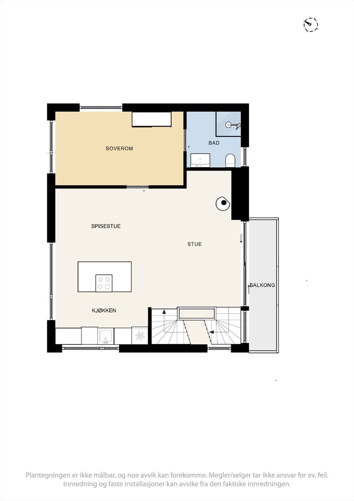 Plantegning 2.etg Galleribilde