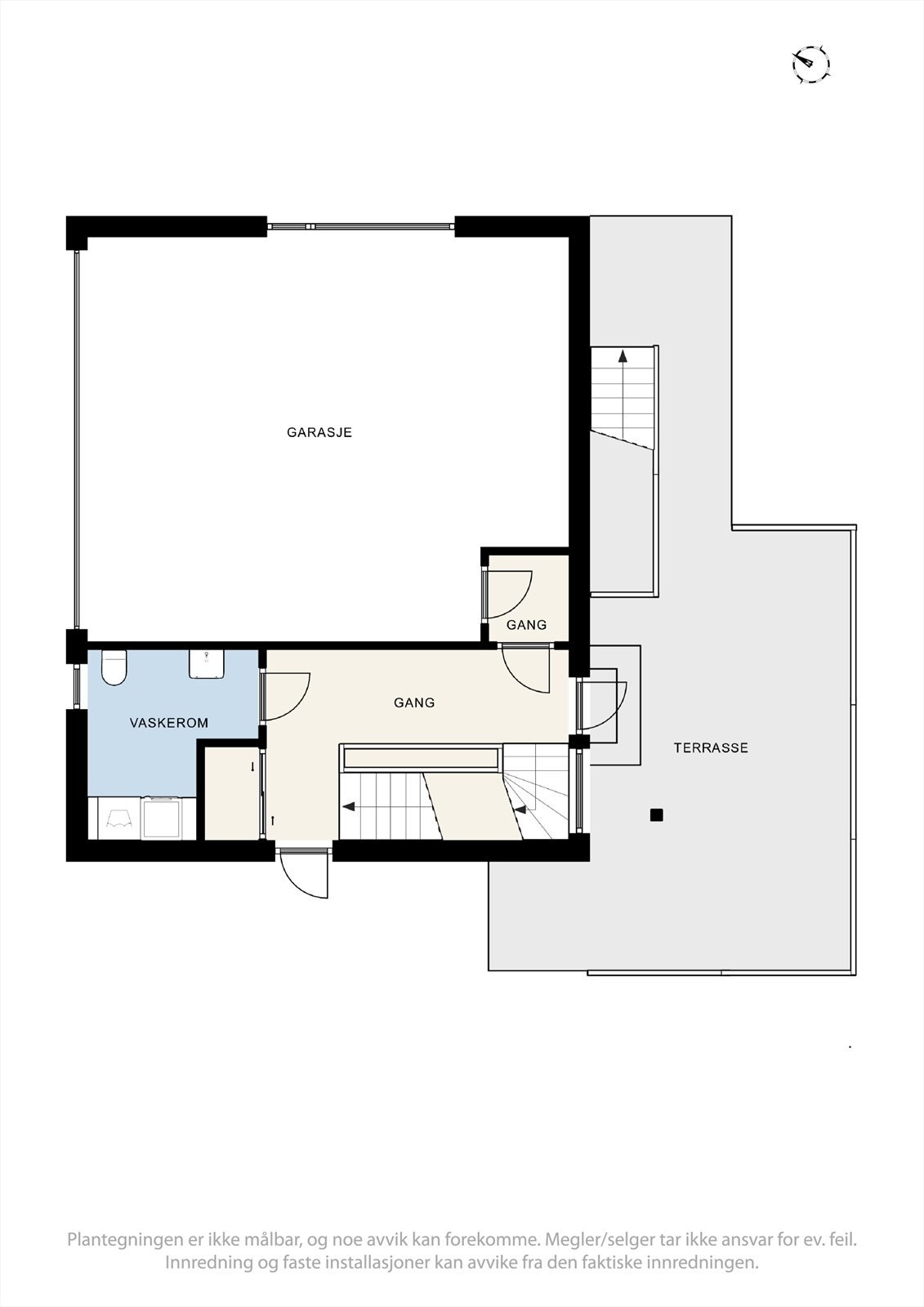 Plantegning 1.etg Galleribilde