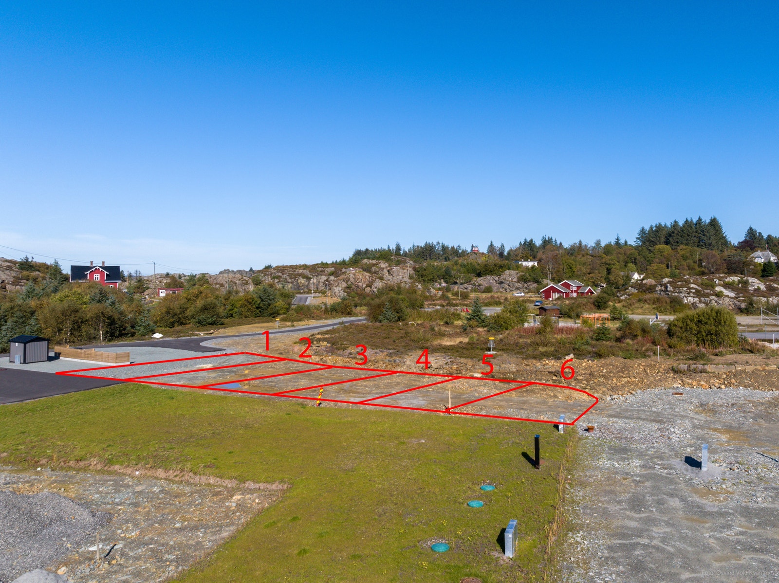 Beliggenhet med inndeling Galleribilde