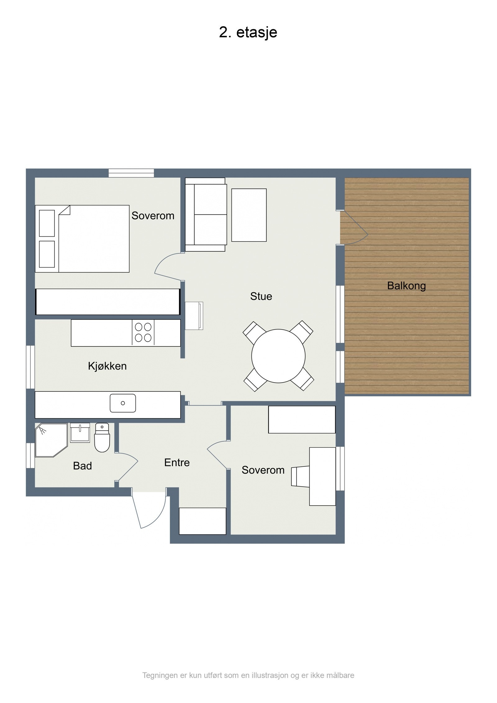 Plantegning. Galleribilde