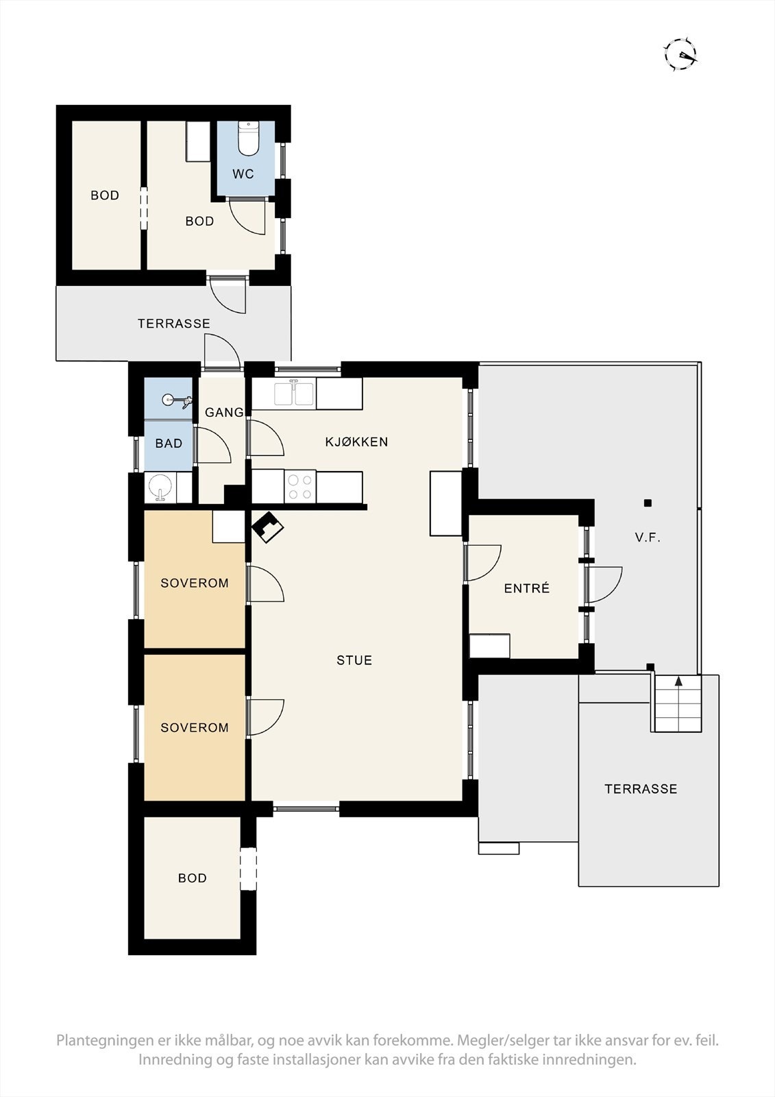 Plantegning Galleribilde