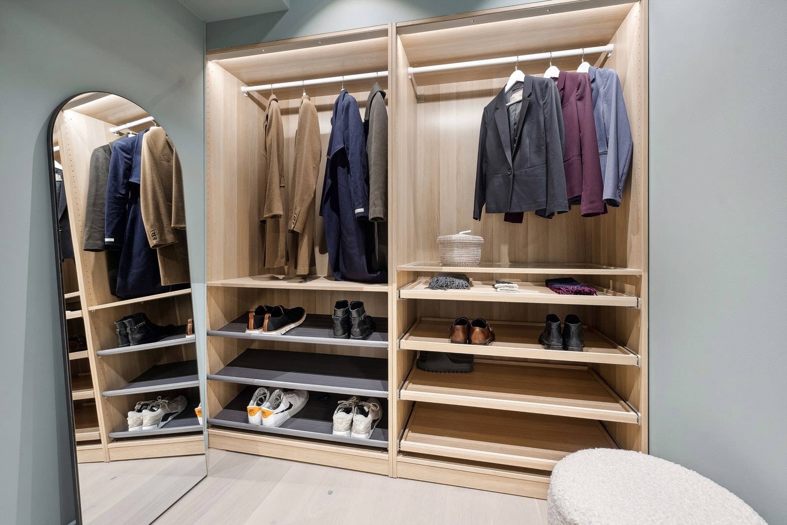 Walk-in-garderobe Galleribilde