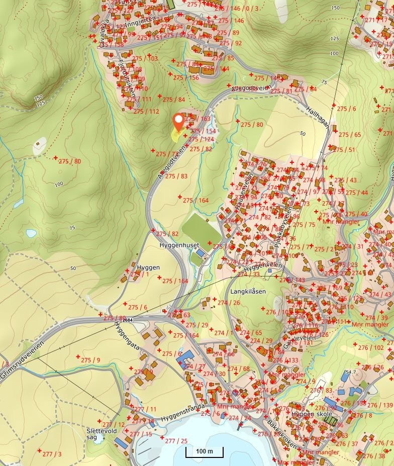 Oversiktskart Galleribilde