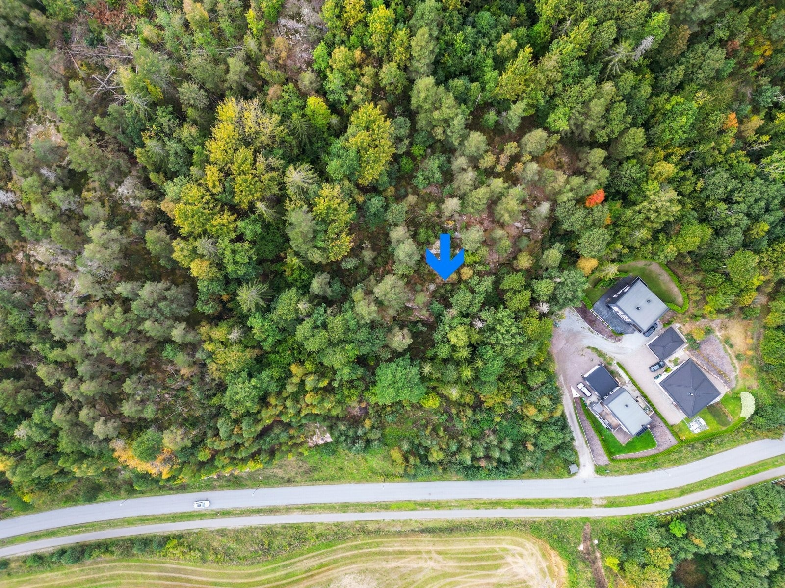 Boligtomt med rammetillatelse | felles innkjøring med bnr. 124 Galleribilde