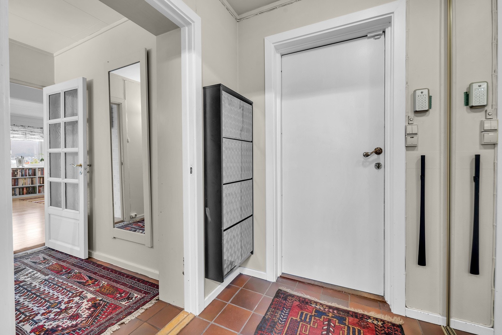 Det første som møter deg er dette koselige inngangspartiet Galleribilde