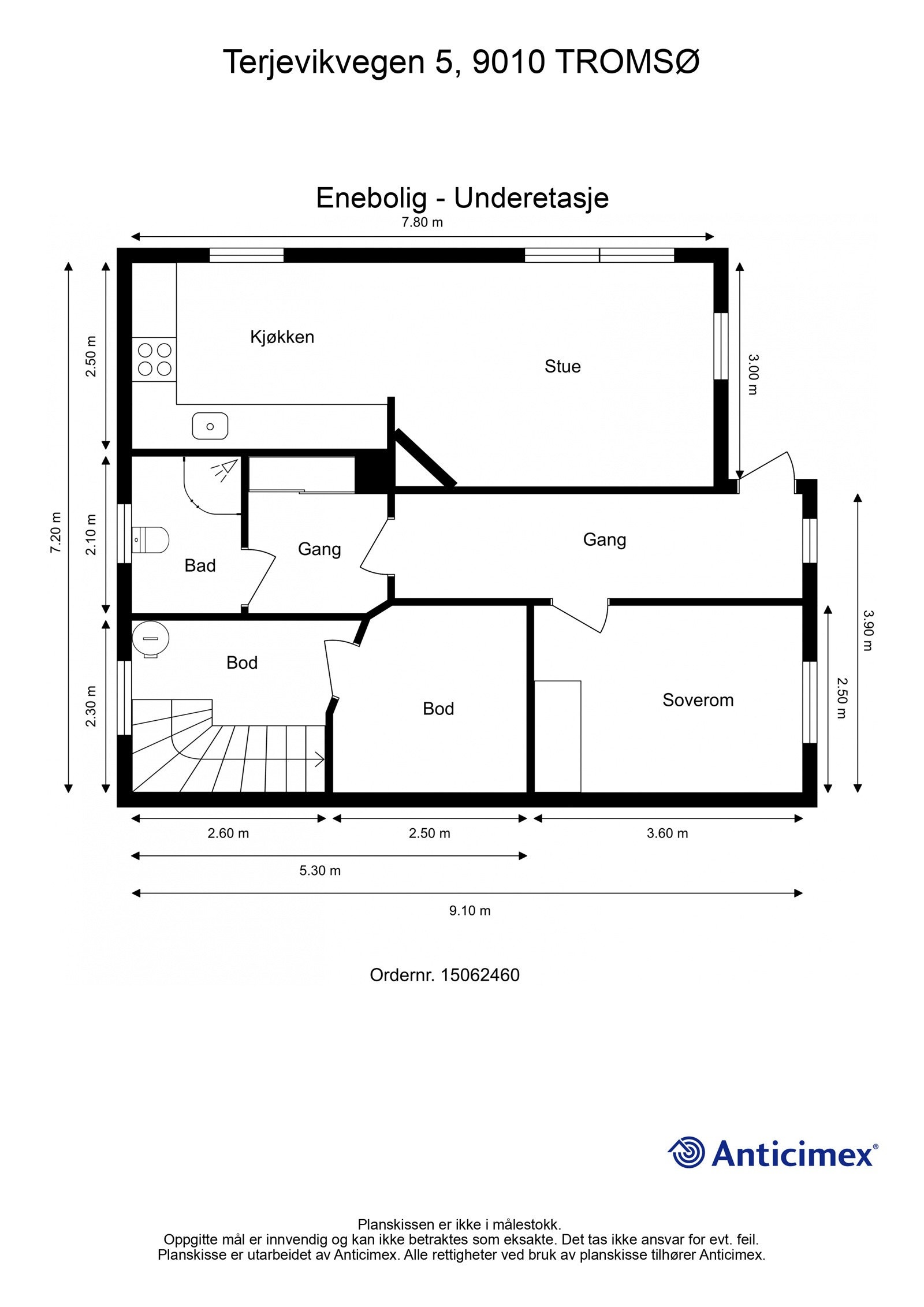 Plantegning u. etasje Galleribilde