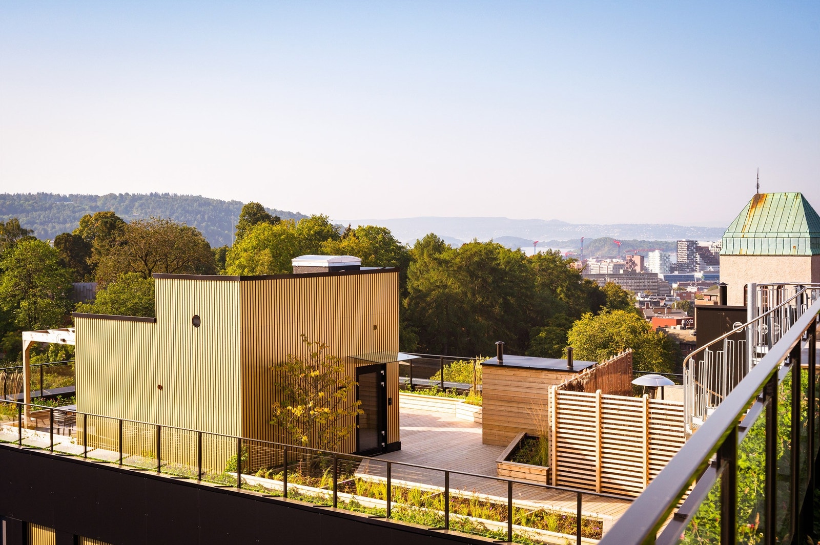 Kampen parken er boligens nærmeste nabo Galleribilde