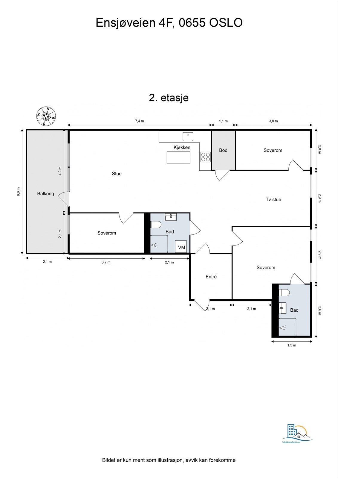 Plantegning Galleribilde