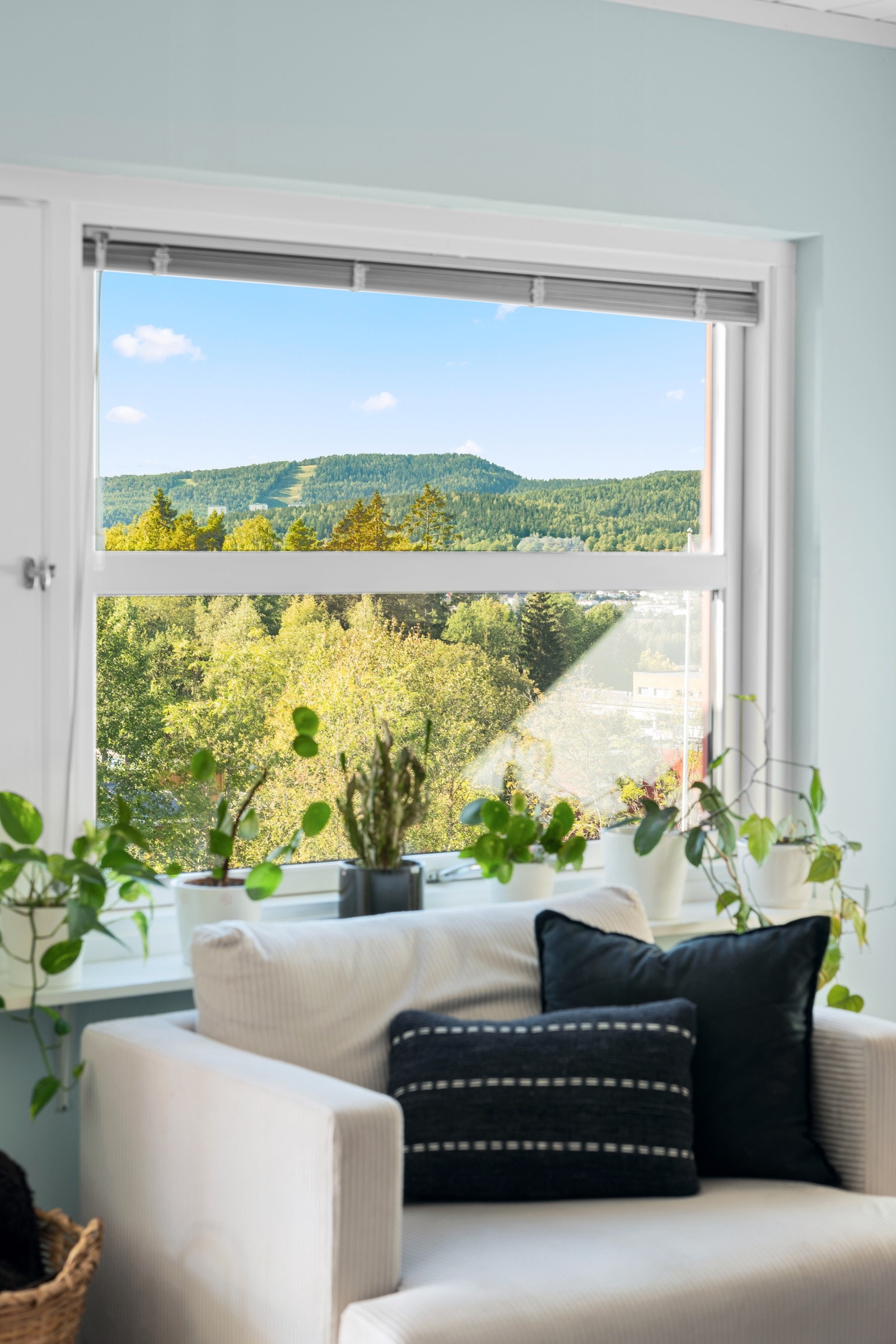 Fra leiligheten er det fin og idylllisk utsikt Galleribilde