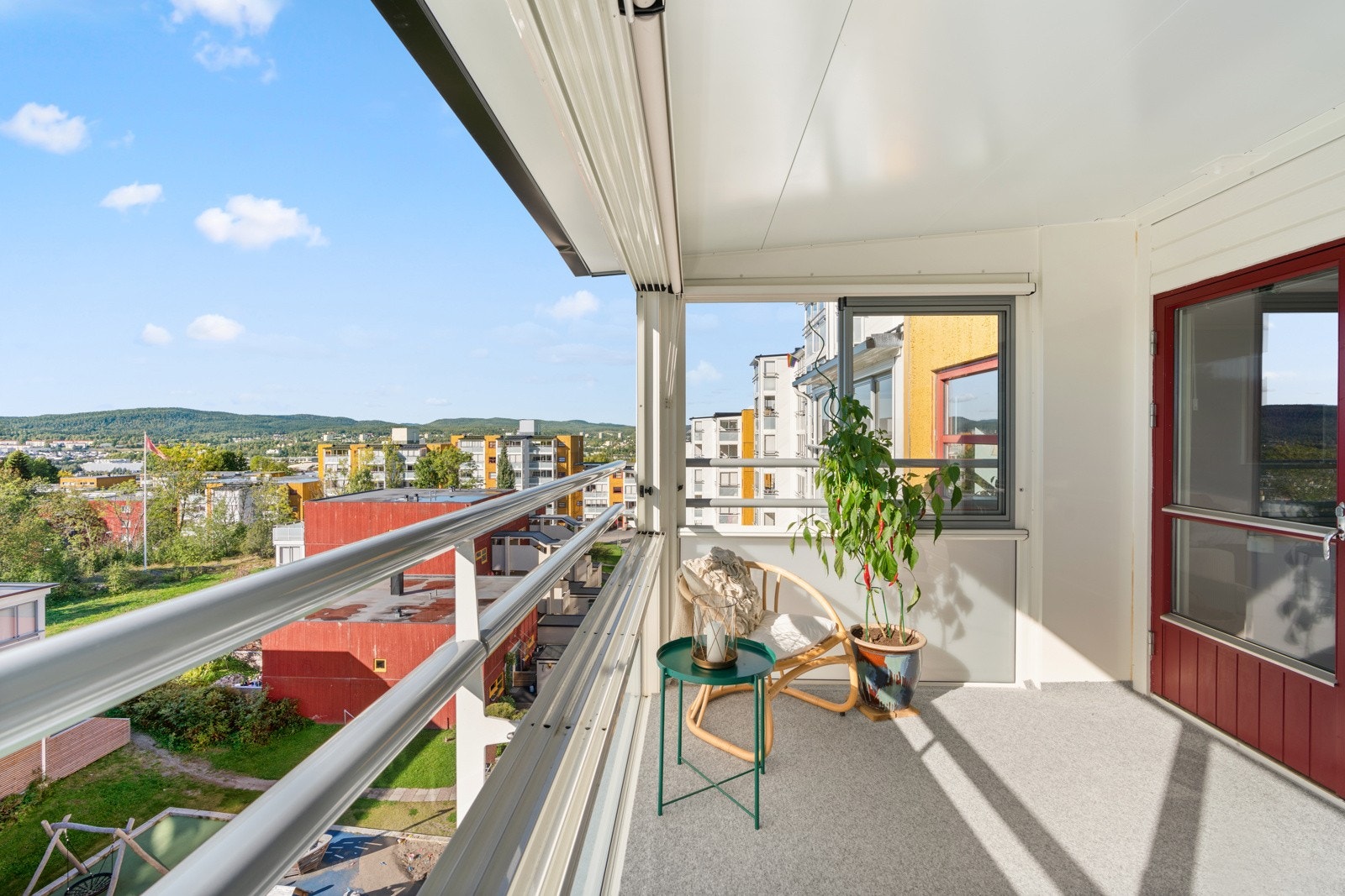 Det ble gjennomført utskiftning av balkonger i regi av borettslaget i 2020 Galleribilde