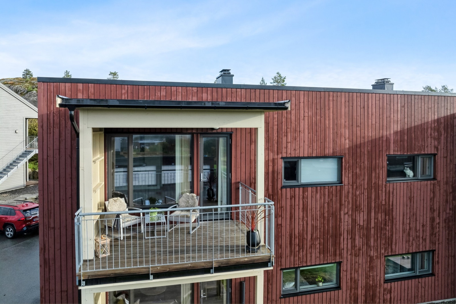 Balkongen er delvis overbygd Galleribilde
