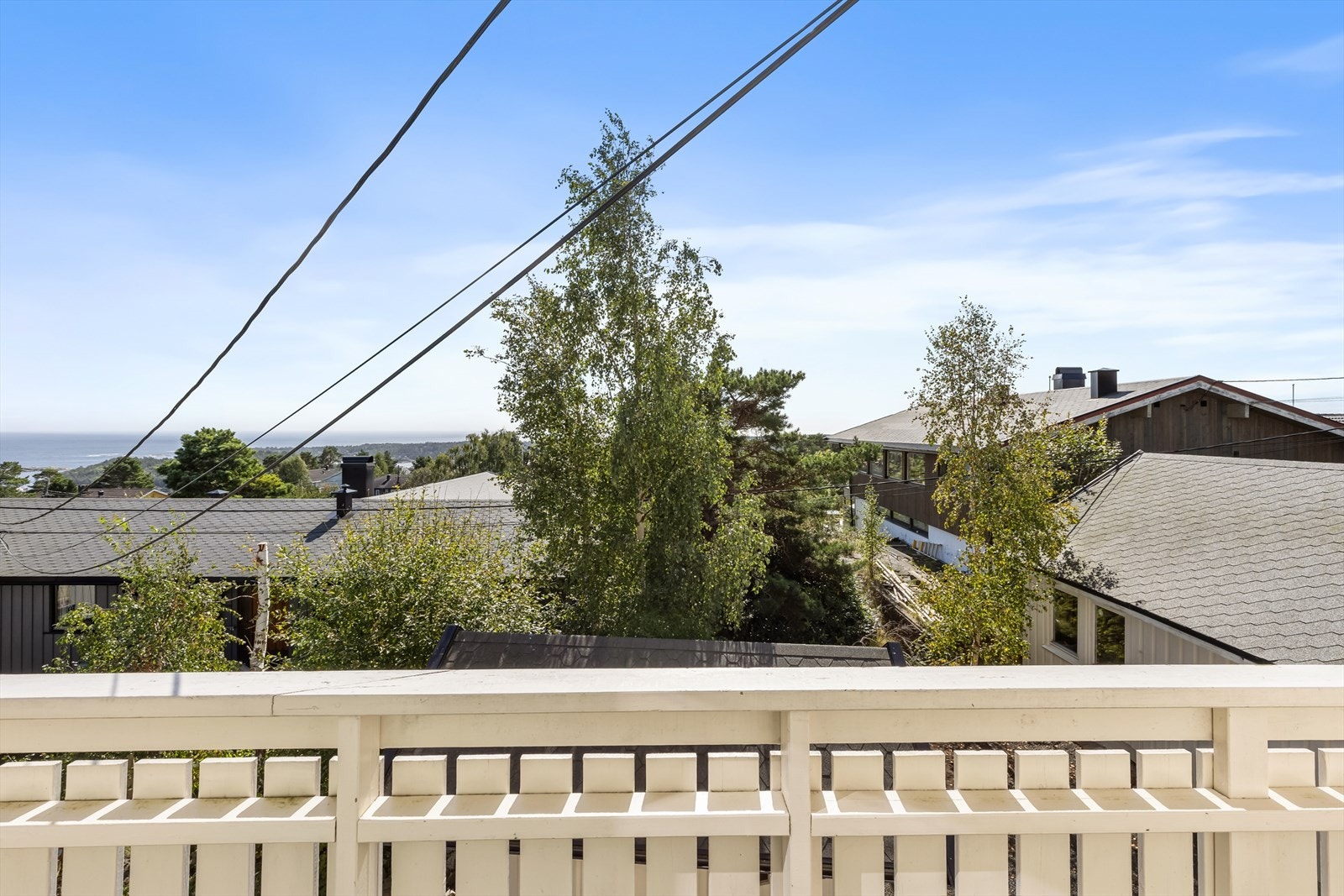Utsikt fra terrasse i 2. etasje Galleribilde