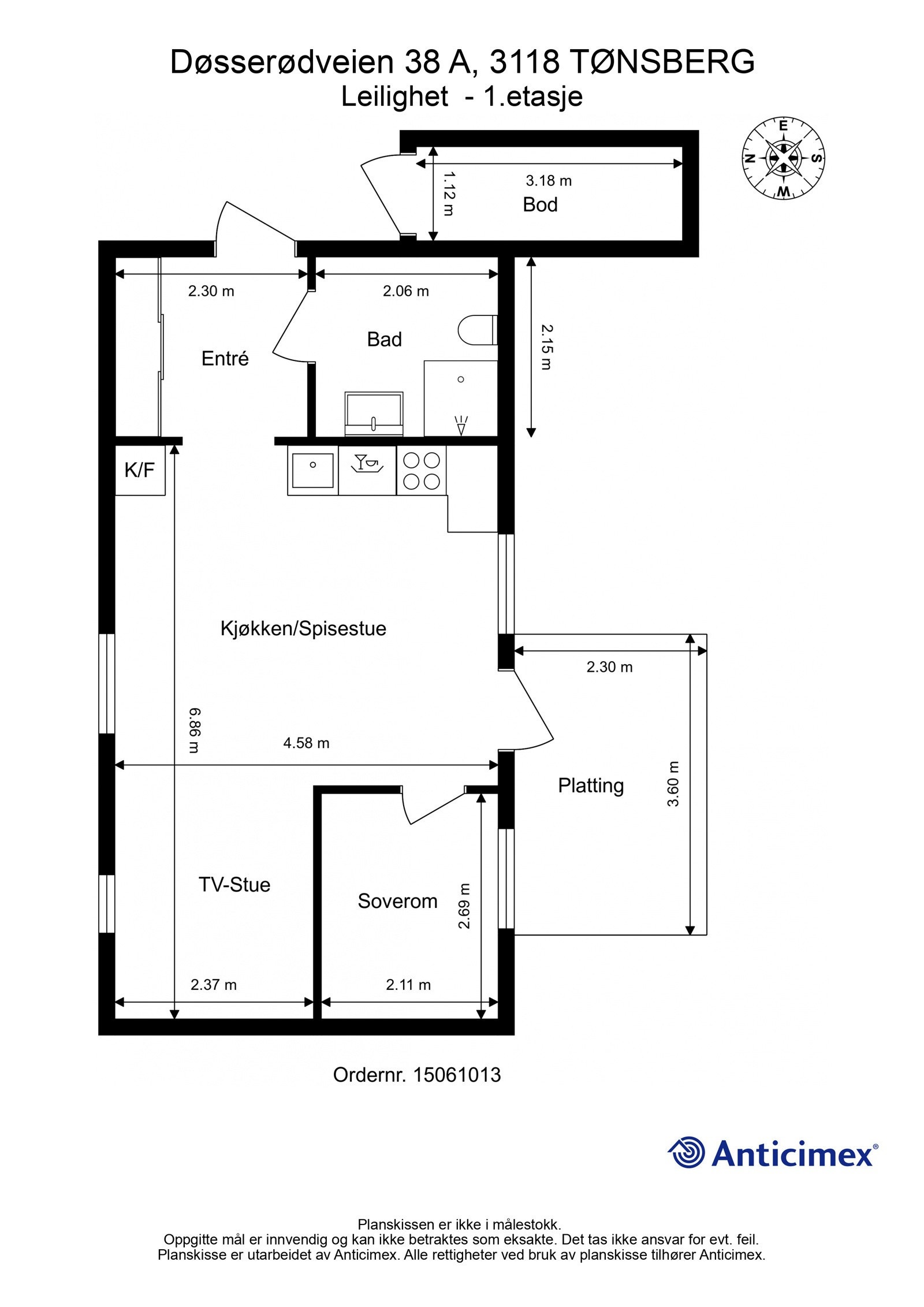 plantegning Galleribilde