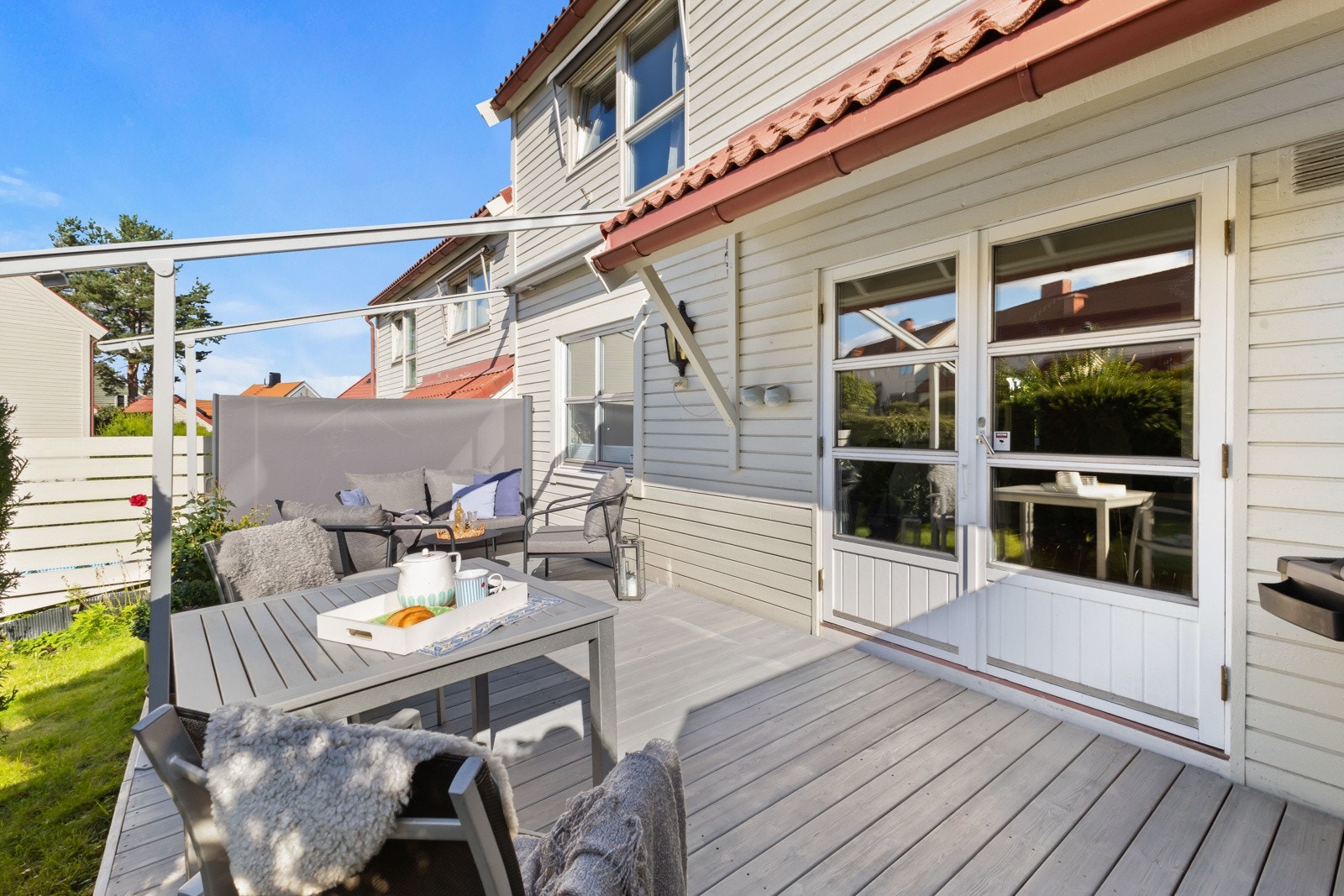 Uteområde er et fantastisk tilskudd til boligen man kan ha glede av hele året. Galleribilde