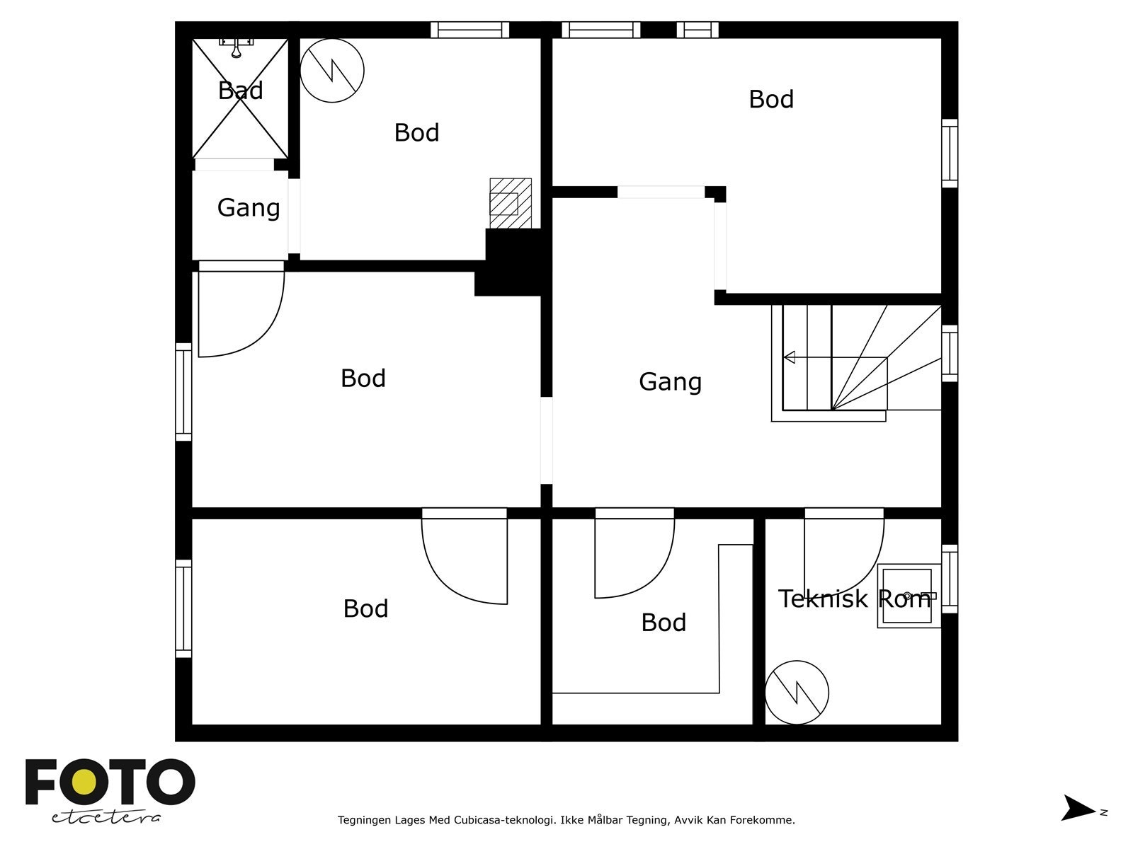 Plantegning kjeller! Galleribilde