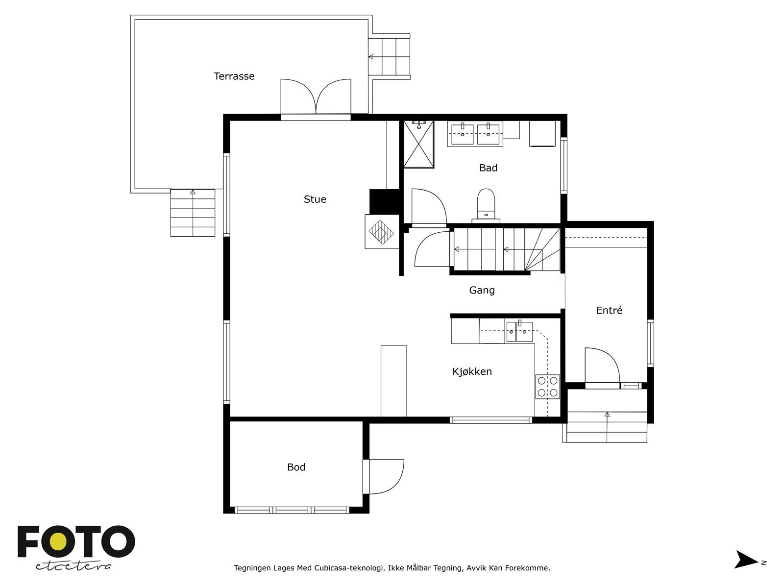 Plantegning 1.etasje! Galleribilde