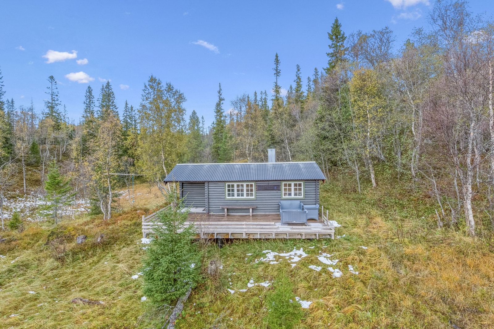 Hyttefeltet ligger i en sørvendt helling i området mellom Sørungen og Rensjøen, velkommen til visning! Galleribilde