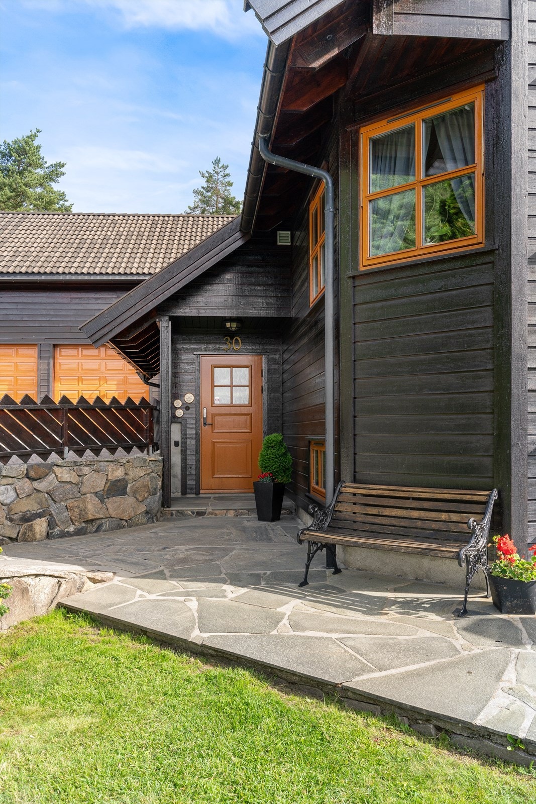 Koselig inngangsparti. Galleribilde