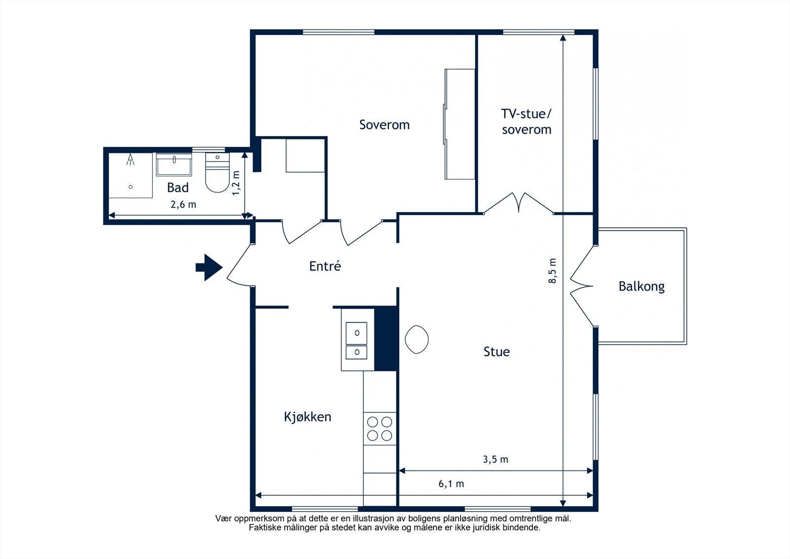 Plantegning - 2. etasje Galleribilde