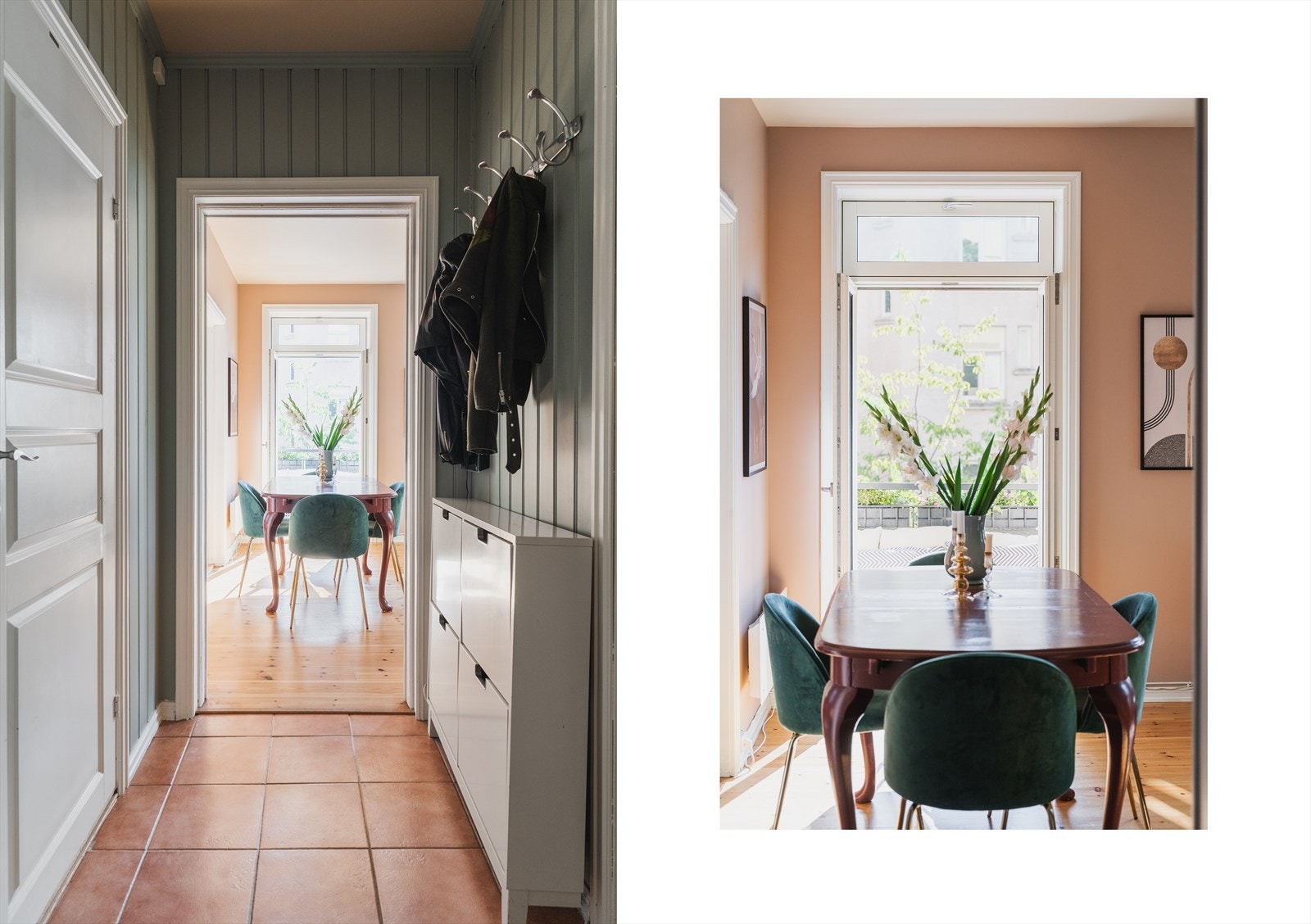 Romslig entré med plass til noe oppbevaring Galleribilde