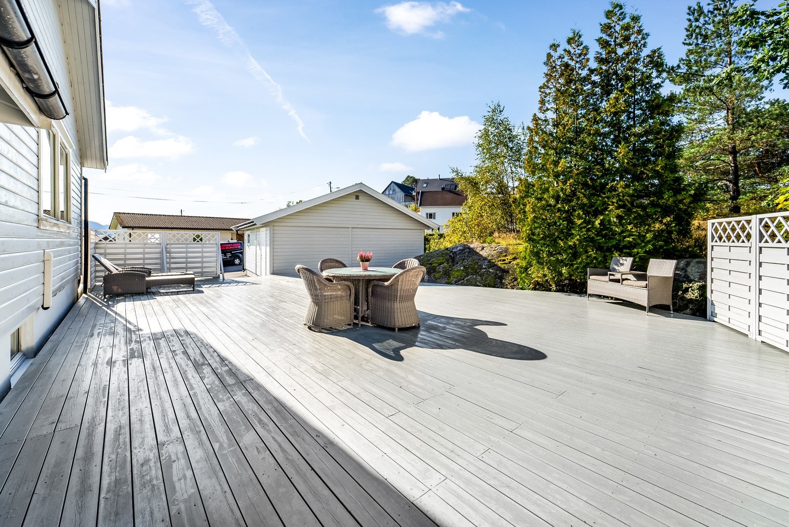 Stor terrasse Galleribilde
