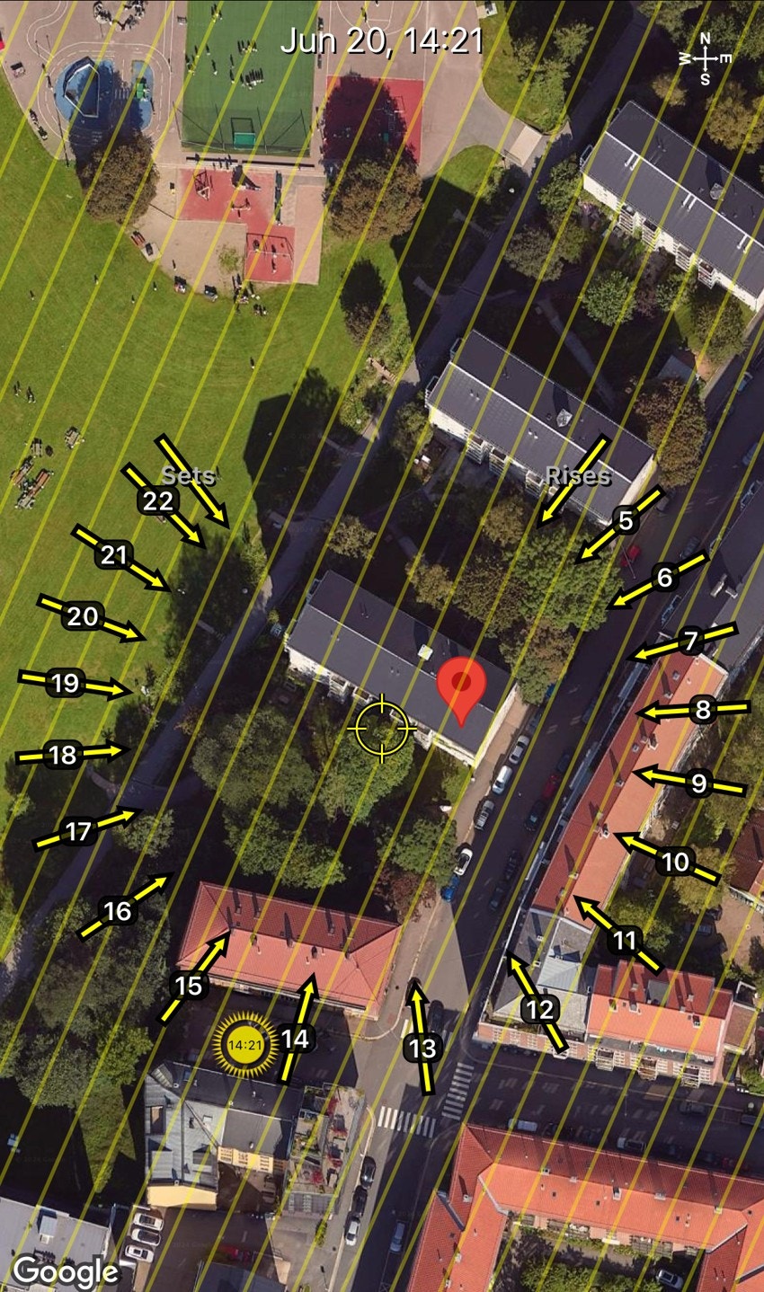 Solrik sydvestvendt balkong. Galleribilde